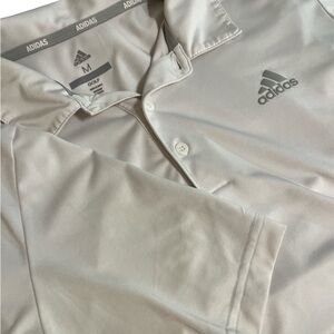 Adidas Golf Men's White M Stretchy Short Sleeve Polo Shirt
